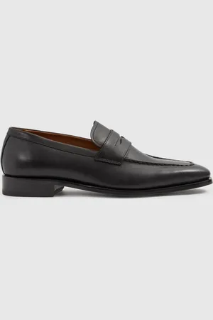 Reiss Gartlett Leather Saddle Loafers