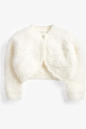 Next Fluffy Shrug Cardigan (12mths-16yrs)7 - 8 år (122 - 128cm)