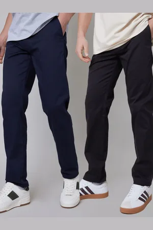 Threadbare Regular Fit Cotton Chino Trousers With Stretch 2 Pack30