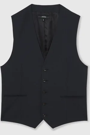 Reiss Promise Wool-Blend Slim-Fit Waistcoat42r
