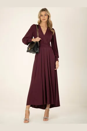 Jolie Moi Rashelle Jersey Langærmet Maxikjole42