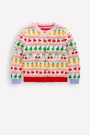 Boden Edie Fairisle Pattern Cardigan5 - 6 år (110 - 116cm)