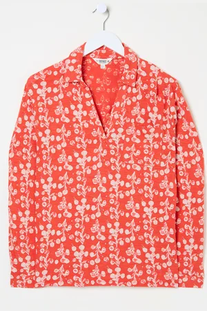 Fat Face FatFace Painted Bloom 100% Cotton Jersey Shirt52