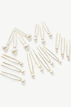 Ivory & Co Pearl Hairpin SetEn