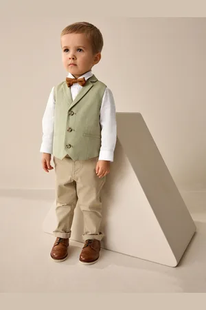 Next Vestsæt med Skjorter Og Sløjfe Slips (3mdr.-7år)6268cm