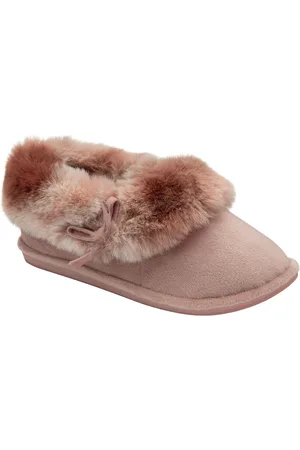 Dunlop Dame Faux Fur Full Hjemmesko
