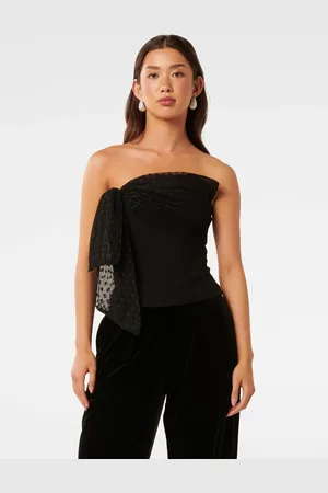 Forever New Sanni Sløjfe Front Bustier TopXS