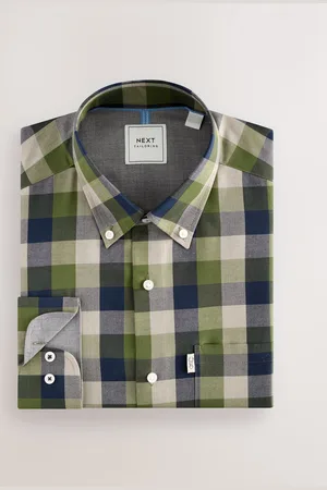 Next Regular Fit Easy Iron Button Down Oxford Shirt3XL