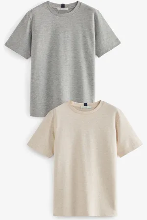 Next Kortærmet 100% Bomuld Heavyweight T-shirt 2 Pakke40