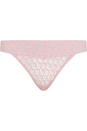Calvin Klein Logo Lace Trim Low Rise Bikini Briefsmedium