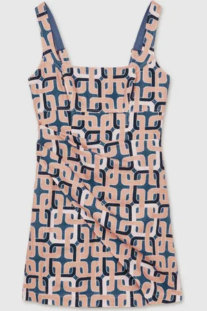 Reiss Simone Chain Print Mini Dress40