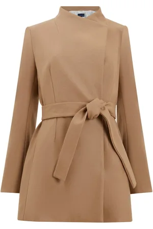 French Connection Platform Filt Crossover Coat46