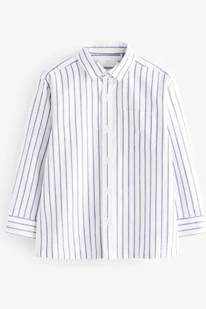 Next Relaxed Fit Long Sleeve 100% Cotton Oxford Shirt (3-16yrs)14 år (164cm)