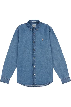 U.S. Polo Assn. U. S. Polo Assn. Mens Chambray 100% Cotton ShirtL