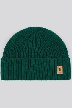 U.S. Polo Assn. U. S. Polo Assn. Winter Fleece Lined Waffle Knit BeanieEn