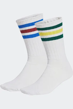 adidas Ribbed Crew Socks 2 PackUK 4.5 - 5.5