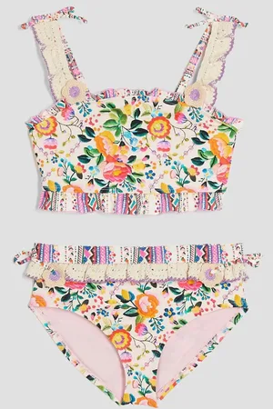 River Island Girls Crochet Bikini146152cm