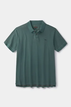 Aubin Red Lusby Pique Polo Shirtxxxlarge