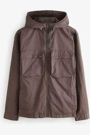 Next Bluff Pocket Shacket med hætteStor