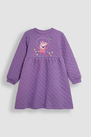 JoJo Maman Bébé Peppa Pig Quilted Dress12 - 18 måneder (80 - 86cm)