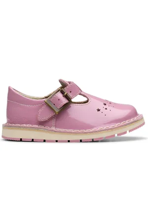 Clarks Patent Joyful Skip Toddler Sko5.5