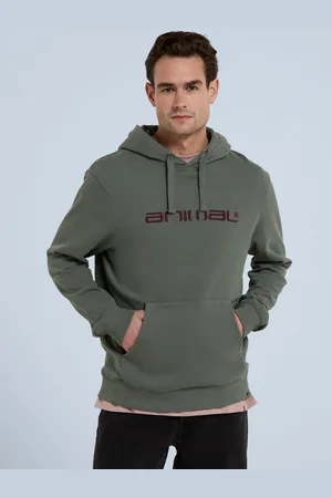 Animale Mens Driver Logo 100% Cotton HoodieM