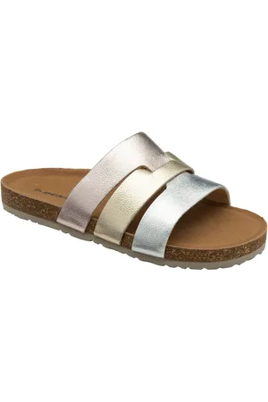 Dunlop Leather Multi-Strap Mules Sandalseu41