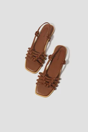 Monsoon Haf Metallic Braided Sandalseu38