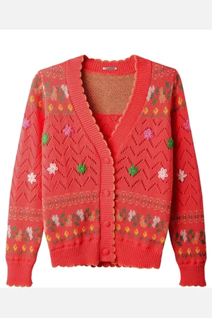 Joe Browns V-Neck Floral 100% Cotton Cardigan42