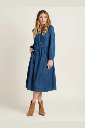 Brakeburn Ashmore 100% Cotton Denim Dress38