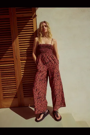 Next Jumpsuit med rynket bandeau48 Høj