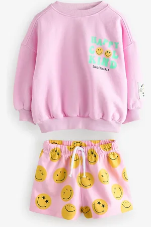 Next Smiley World 100% Cotton Sweatshirt and Shorts Set (3mths-7yrs)5 - 6 år (110 - 116cm)