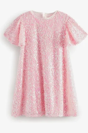 Next Angel Sleeve Sequin Party Dress (3-16yrs)12 år (152cm)