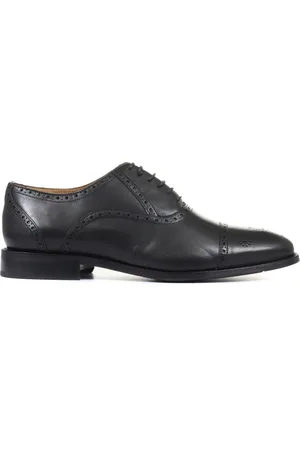 JONES BOOTMAKER Black Gents Leather Lace Smart Shoes
