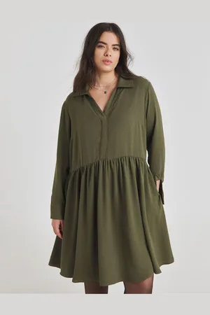 Simply Be Herringbone Pocket Smock Dress40