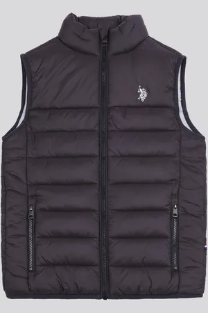 U.S. Polo Assn. U. S. Polo Assn. Boys Panelled Quilted Gilet10 - 11 år (140 - 146cm)