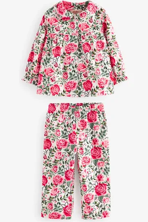 Next Cath Kidston Woven Button Through Floral 100% Cotton Pyjamas 1 Pack8086cm