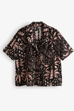 Next Broderie Short Sleeve Holiday Shirt46