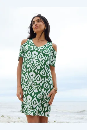 Threadbare Mini Cold Shoulder Shift Dress36