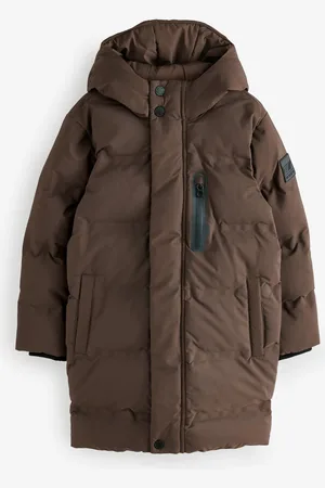 Next Waterproof Longline Fleece Lined Puffer Coat (3-17yrs)15 år (170cm)
