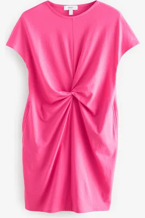 Next 100% Cotton Twist Short Sleeve T Dress46 Høj