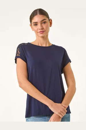 Roman Lace Panel Detail T-Shirt42