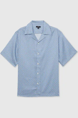 Reiss Barella Geometric Wave Tryk Cuban SkjorterX-Large