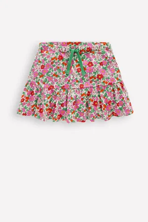 Boden Tiered Jersey 100% Cotton Skort140146cm