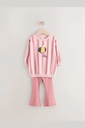 Next Sweatshirt og Flare Leggings Sæt (3mdr.-7år)3 - 4 år (98 - 104cm)