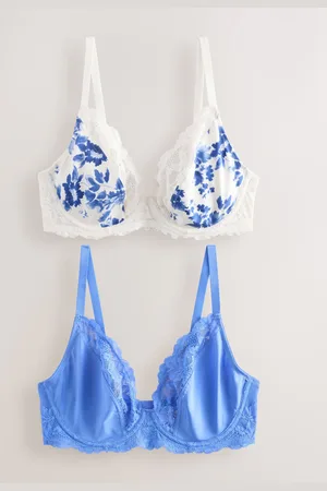 Next DD Non Pad Full Cup Wired Plunge Microfiber Lace BH