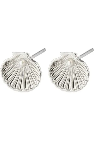 Pilgrim Opal Seashell Earrings With a Little BeadEn
