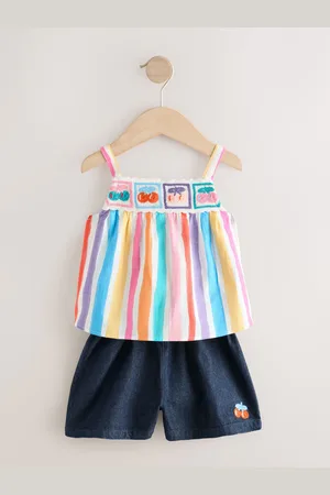 Next 100% Cotton Top and Shorts Set (3mths-7yrs)116122cm