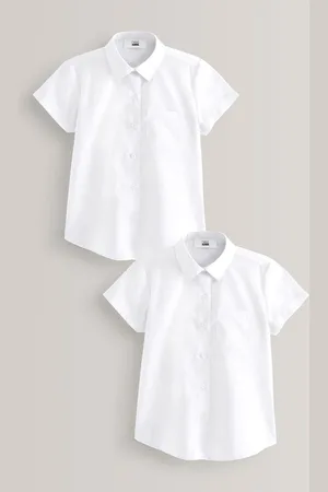 Next 2 Pack Kortærmet skoleskjorter (3-18år)11 år (146cm)