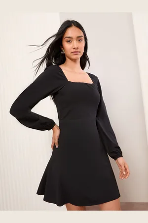 Friends Like These Long Sleeve Square Neck Mini Dress38
